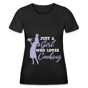 Cook -starred chef Gastro Restaurant - Women's Functional T-Shirt - black - Front - AI Model Female 172 light (172cm)