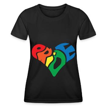 Gay Homosexuell Schwul Lespisch LGBT - Frauen Funktions-T-Shirt - Schwarz - Vorne - AI Model Female 172 light (172cm)