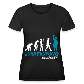 Juraprüfung Jura Prüfung Studium bestanden - Frauen Funktions-T-Shirt - Schwarz - Vorne - AI Model Female 172 light (172cm)