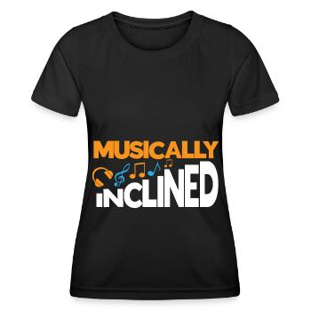 Musician Music Rhythm Clef - Women's Functional T-Shirt - black - Front - AI Model Female 172 light (172cm)