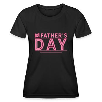Vater Bester Papa - Frauen Funktions-T-Shirt - Schwarz - Vorne - AI Model Female 172 light (172cm)