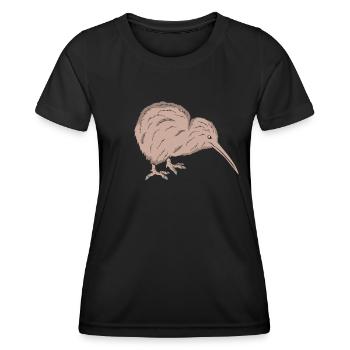 Kiwi Bird - T-shirt sport Femme - noir - Devant - AI Model Female 172 light (172cm)