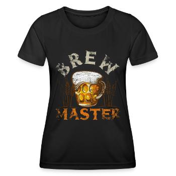 Brew Master - Frauen Funktions-T-Shirt - Schwarz - Vorne - AI Model Female 172 light (172cm)