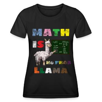 Math Joke - Frauen Funktions-T-Shirt - Schwarz - Vorne - AI Model Female 172 light (172cm)