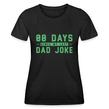Jokes Daddy Joke Dad Joke Funny Dad - Women's Functional T-Shirt - black - Front - AI Model Female 172 light (172cm)