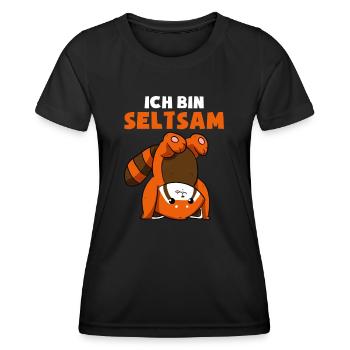 Ich Bin Seltsam Komisch Lustig Außenseiter - Frauen Funktions-T-Shirt - Schwarz - Vorne - AI Model Female 172 light (172cm)