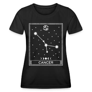 Krebs-Sternzeichen - Frauen Funktions-T-Shirt - Schwarz - Vorne - AI Model Female 172 light (172cm)