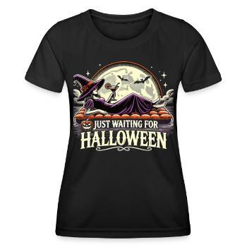 Vacances des sorcières : la détente à l’état pur - T-shirt sport Femme - noir - Devant - AI Model Female 172 light (172cm)