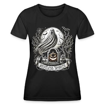 Halloween Witching Hour Awakens - Women's Functional T-Shirt - black - Front - AI Model Female 172 light (172cm)