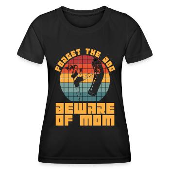 Kickboxing Forget The Dog Kickboxer Boxing Retro - Frauen Funktions-T-Shirt - Schwarz - Vorne - AI Model Female 172 light (172cm)