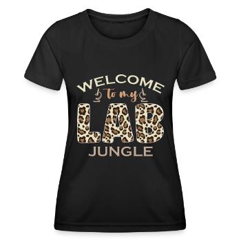 Lab Technician Welcome To My Clinical Laboratory - Frauen Funktions-T-Shirt - Schwarz - Vorne - AI Model Female 172 light (172cm)