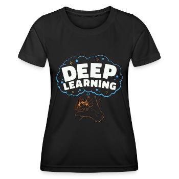 Artificial Intelligence Deep Learning Programmer - Frauen Funktions-T-Shirt - Schwarz - Vorne - AI Model Female 172 light (172cm)