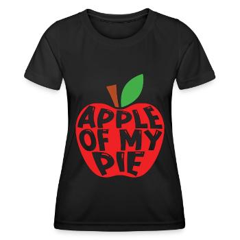 Apple Pie Apple Of My Pie Cooking Fruit Pastries - Frauen Funktions-T-Shirt - Schwarz - Vorne - AI Model Female 172 light (172cm)