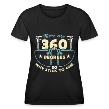 Architecture There Are 360 Degrees Architectural - Frauen Funktions-T-Shirt - Schwarz - Vorne - AI Model Female 172 light (172cm)