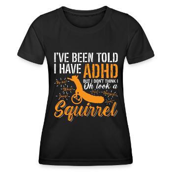 Unicycle I've Been Told I Have Cycling Unicyclist - Women's Functional T-Shirt - black - Front - AI Model Female 172 light (172cm)