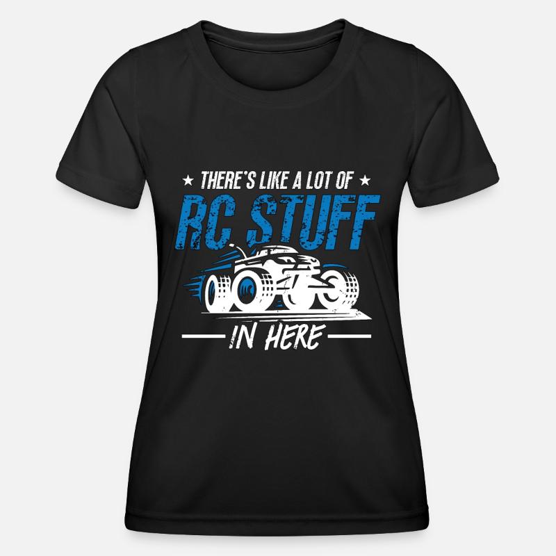 RC Model Racing There's Like A Lot RC Model Maker - Women's Functional T-Shirt - black