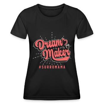 Surrogacy Dream Maker IVF Pregnancy Surrogate Mom - Frauen Funktions-T-Shirt - Schwarz - Vorne - AI Model Female 172 light (172cm)