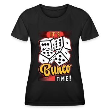 C’est Bunco Time Party Game Gambling Bunco Lover - T-shirt sport Femme - noir - Devant - AI Model Female 172 light (172cm)