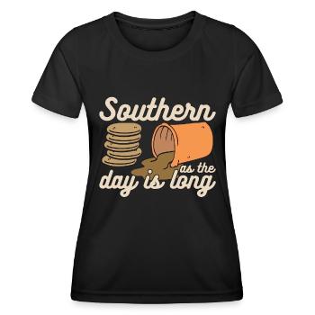 Biscuits And Gravy Southern As The Biscuits Lover - Women's Functional T-Shirt - black - Front - AI Model Female 172 light (172cm)