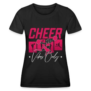 Dance Moves Cheer Vibes Only Breakdance Dancing - Women's Functional T-Shirt - black - Front - AI Model Female 172 light (172cm)