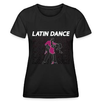Salsa Dance Latin Dance Mambo Music Salsa Dancer - Frauen Funktions-T-Shirt - Schwarz - Vorne - AI Model Female 172 light (172cm)