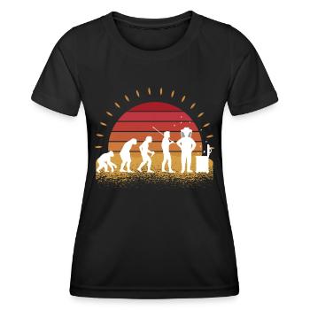 Imker - Frauen Funktions-T-Shirt - Schwarz - Vorne - AI Model Female 172 light (172cm)