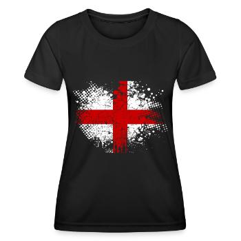 Union Jack - T-shirt sport Femme - noir - Devant - AI Model Female 172 light (172cm)