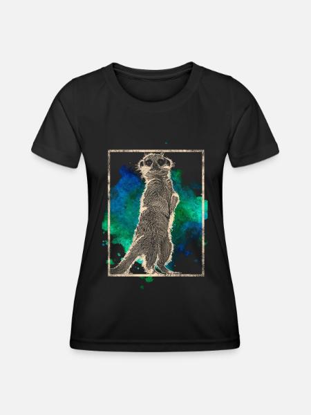 Suricate - T-shirt sport Femme - noir