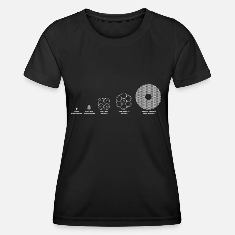 Telescopes & Space Telescopes - Women's Functional T-Shirt - black