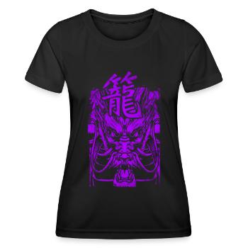 Dragon Japanese Chinese characters - Women's Functional T-Shirt - black - Front - AI Model Female 172 light (172cm)