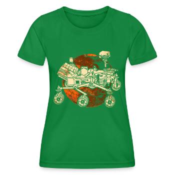 Preserverance Mars 2020 Rover - T-shirt sport Femme - vert - Devant - AI Model Female 172 dark (172cm)