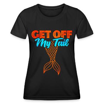 Mermaid - Women's Functional T-Shirt - black - Front - AI Model Female 172 light (172cm)