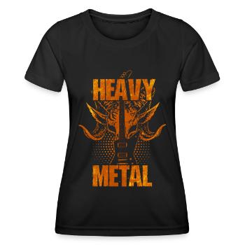 Musique Heavy Metal - T-shirt sport Femme - noir - Devant - AI Model Female 172 light (172cm)