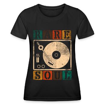 Musique Soul - T-shirt sport Femme - noir - Devant - AI Model Female 172 light (172cm)