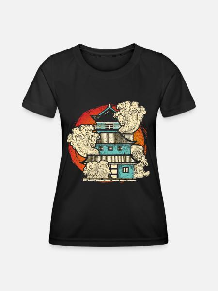 Japanese Art - Women's Functional T-Shirt - black