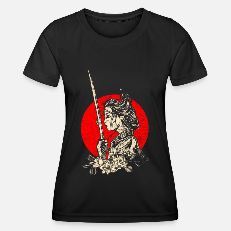 Japanese Warrior - Women's Functional T-Shirt - black