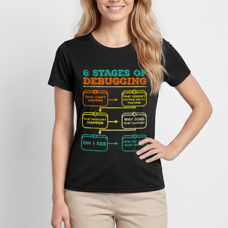 Debugging Programmer Code Funny Women's Functional T-Shirt