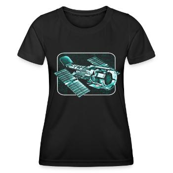 Le télescope spatial Hubble - T-shirt sport Femme - noir - Devant - AI Model Female 172 light (172cm)