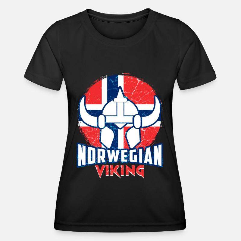 Norway Vikings - Women's Functional T-Shirt - black