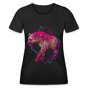 Hyena - Women's Functional T-Shirt - black - Front - AI Model Female 172 light (172cm)