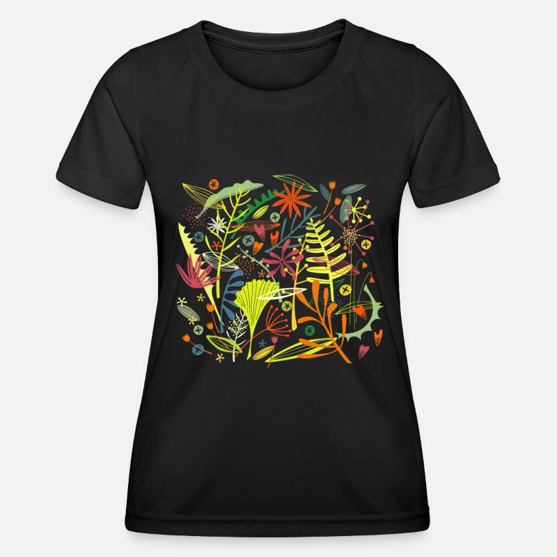 Tropical - Women's Functional T-Shirt - black