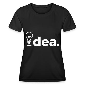 technology - Women's Functional T-Shirt - black - Front - AI Model Female 172 light (172cm)