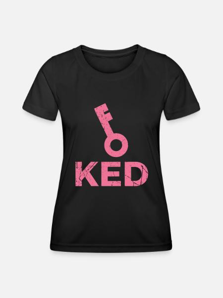 Paar - Frauen Funktions-T-Shirt - Schwarz