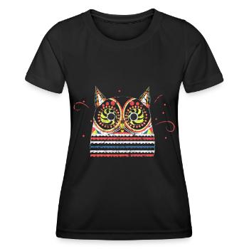Animaux - T-shirt sport Femme - noir - Devant - AI Model Female 172 light (172cm)