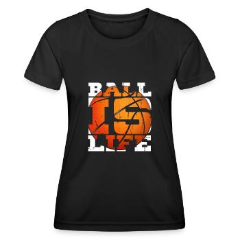 sportif - T-shirt sport Femme - noir - Devant - AI Model Female 172 light (172cm)