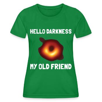 Schwarzes Loch Universum Dunkelheit - Frauen Funktions-T-Shirt - Kelly Green - Vorne - AI Model Female 172 dark (172cm)