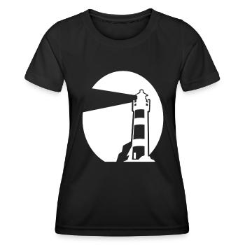 lighthouse - Women's Functional T-Shirt - black - Front - AI Model Female 172 light (172cm)