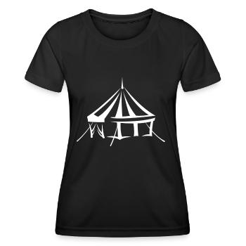 cirque - T-shirt sport Femme - noir - Devant - AI Model Female 172 light (172cm)