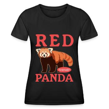 Red Panda Red Pandas Red Panda Gift - Women's Functional T-Shirt - black - Front - AI Model Female 172 light (172cm)