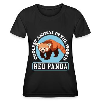 Red Panda Red Panda Red Pandas Gift - Women's Functional T-Shirt - black - Front - AI Model Female 172 light (172cm)